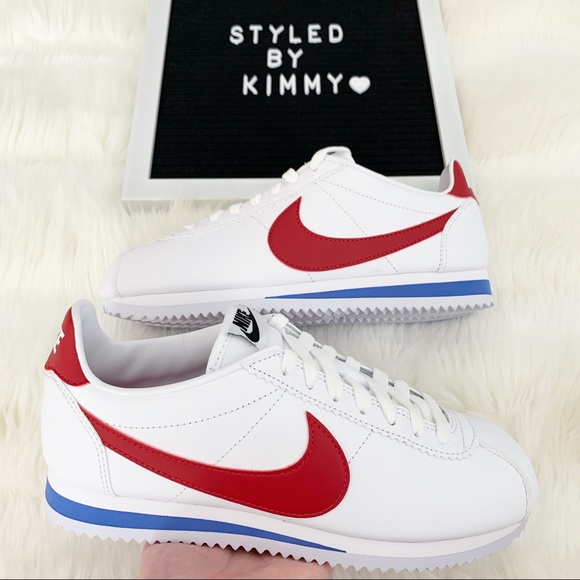 🌸 NIKE Basic Leather Cortez Sneakers Shoes NEW - Picture 2 of 9